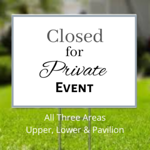 Private Event - Upper Level, Lower Level & Pavilion